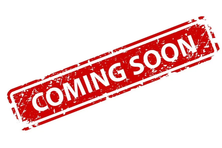 Coming soon stamp for the oyster farm plans